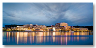 National Harbor at dusk