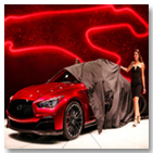 Red car being revealed