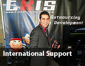 Exis Founder Peter Kojesta at the 2011 Game Developer Conference